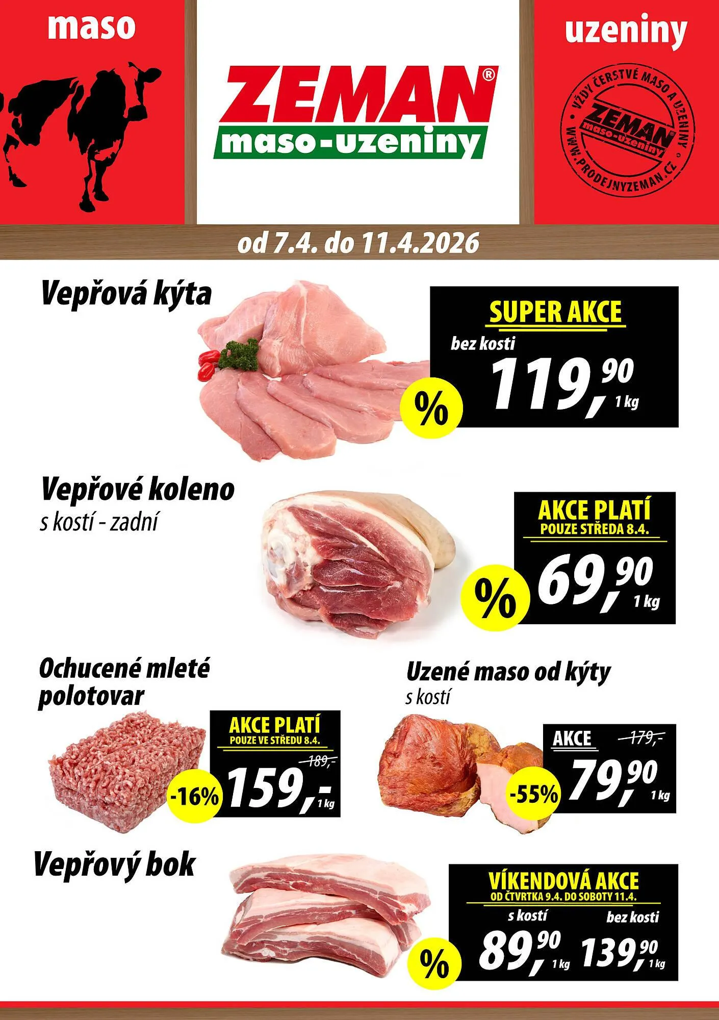 ZEMAN leták - 7. dubna 11. dubna 2026 - Page 1