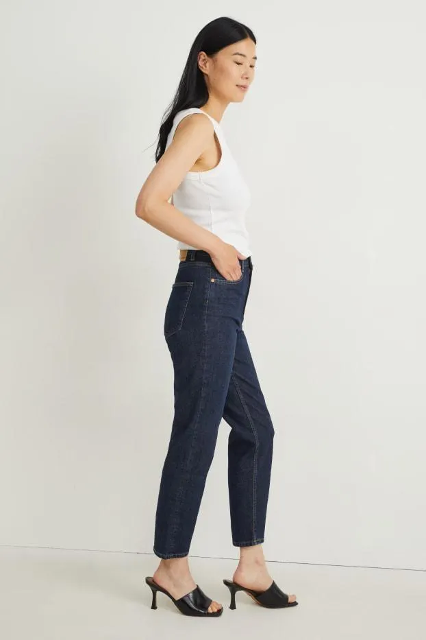 Premium Denim by C&A - straight jeans - high waist