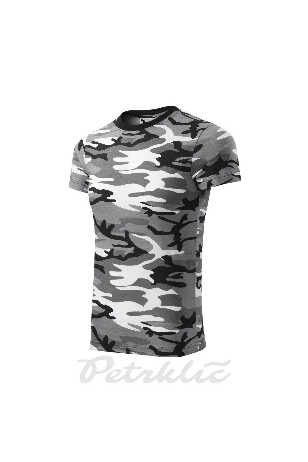 Camouflage Tričko unisex Single Jersey, 100 % bavlna