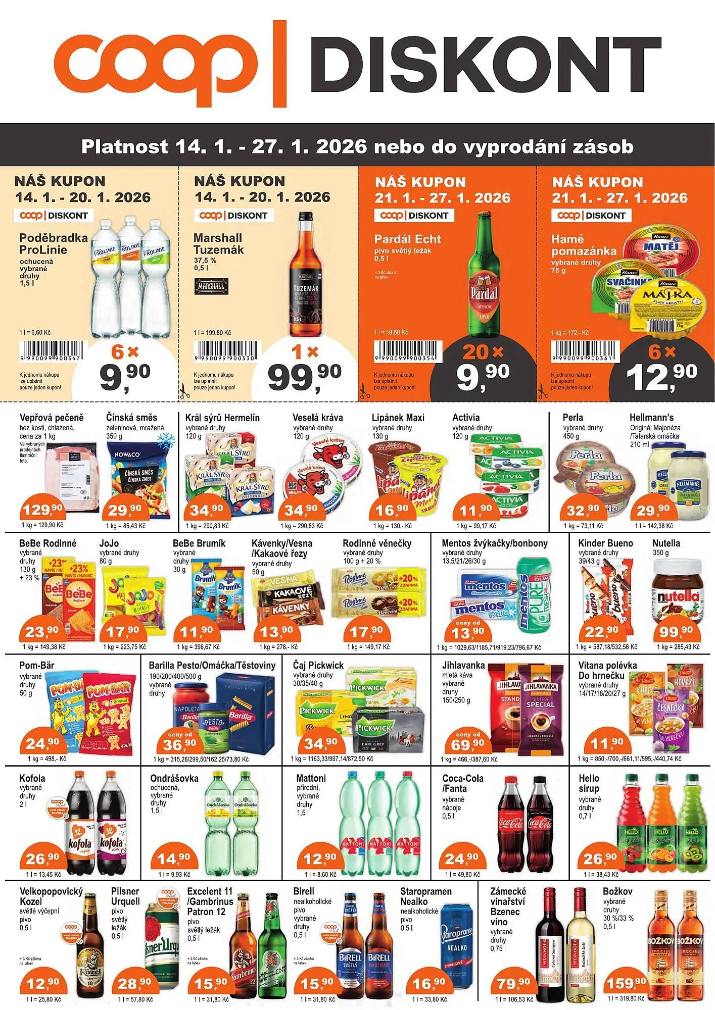Konzum leták - 14. ledna 27. ledna 2026 - Page 1