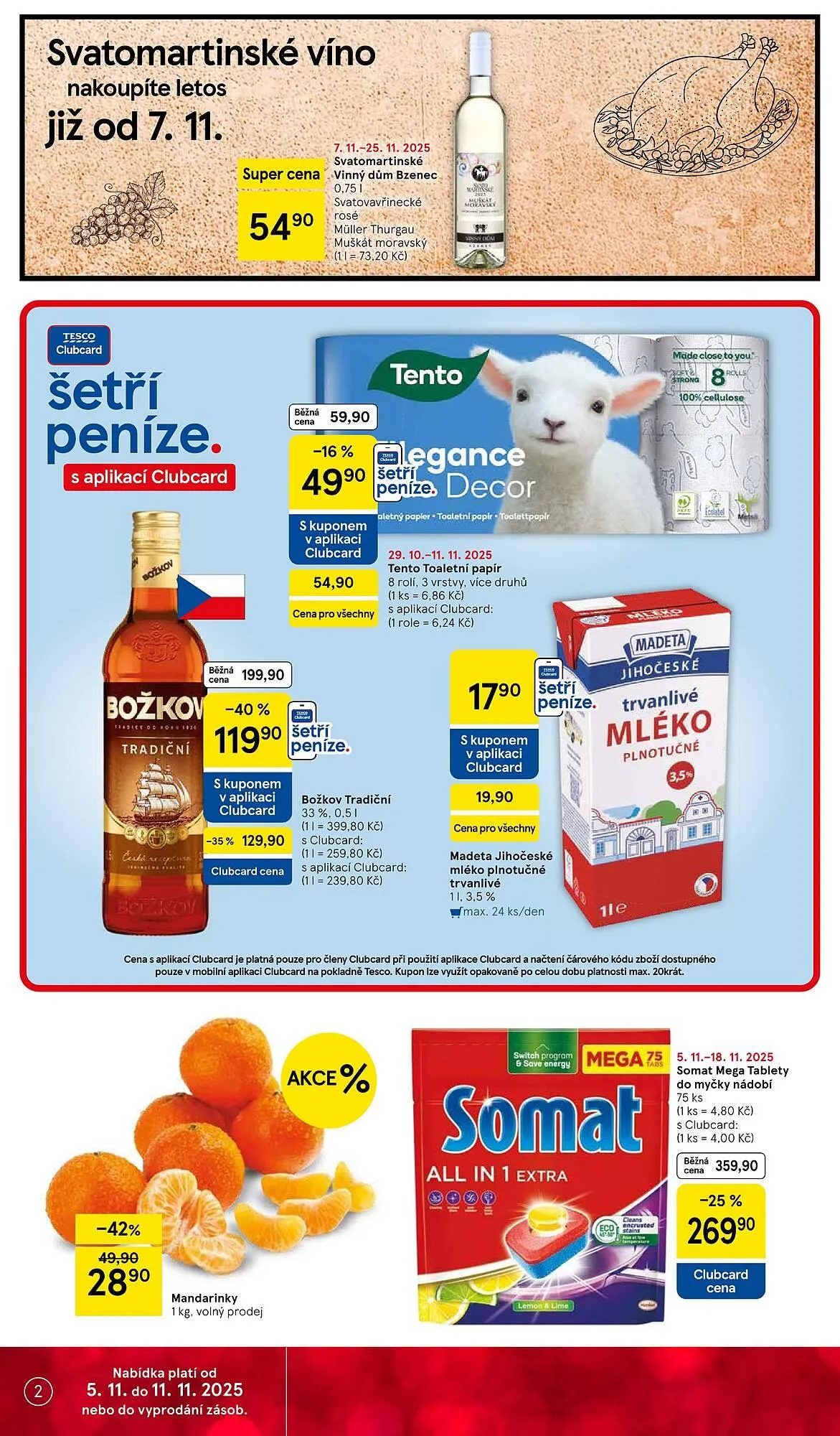 Tesco leták - 5. listopadu 11. listopadu 2025 - Page 2
