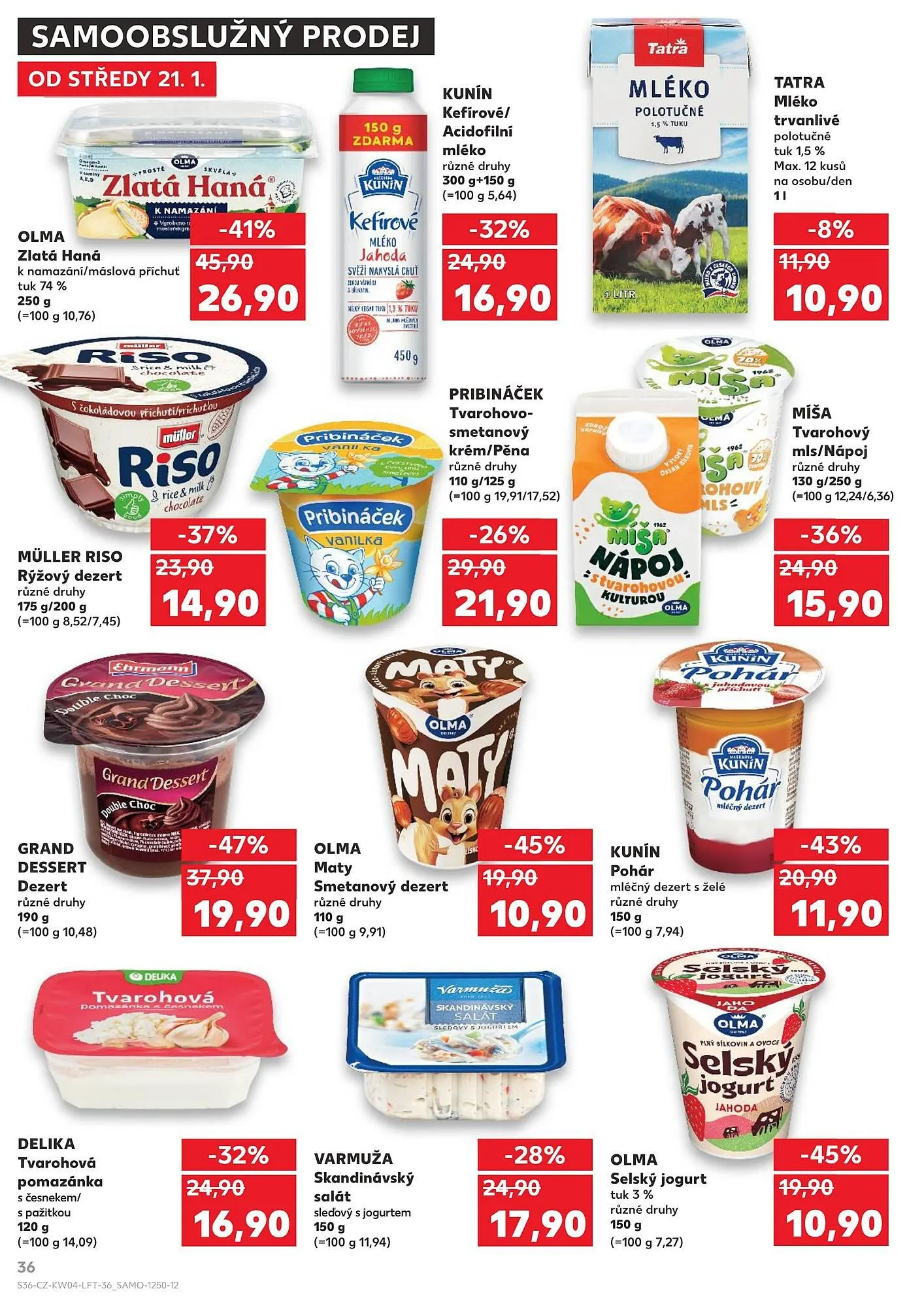 Kaufland leták - 21. ledna 27. ledna 2026 - Page 36
