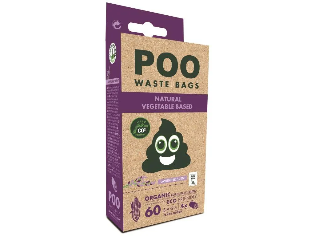 M-Pets Poo sáčky na trus, levandule 60ks