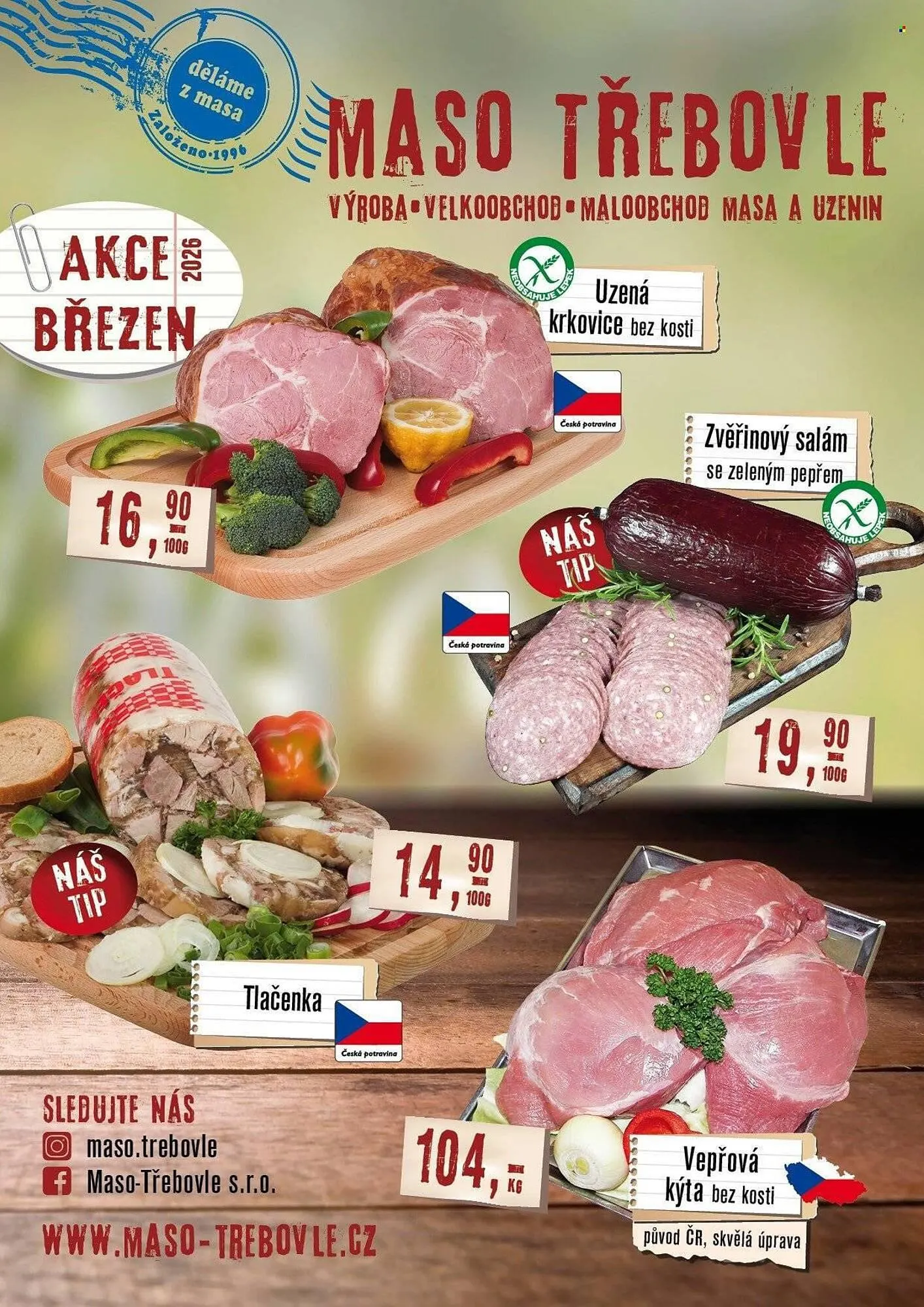 Maso Třebovle leták - 1. března 31. března 2026 - Page 1