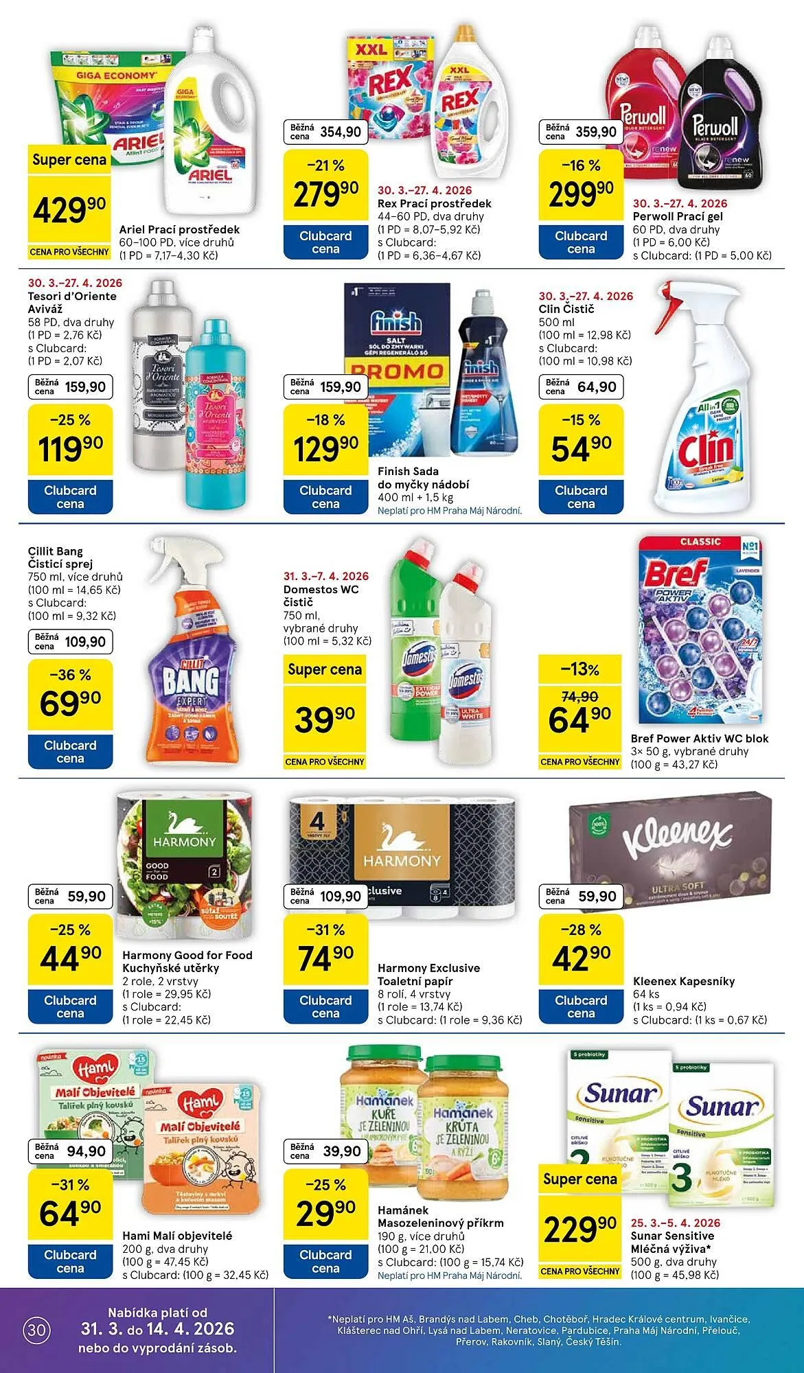 Tesco leták - 31. března 5. dubna 2026 - Page 30