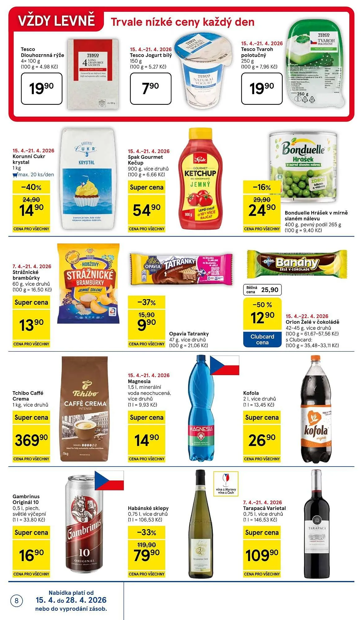 Tesco leták - 15. dubna 21. dubna 2026 - Page 8