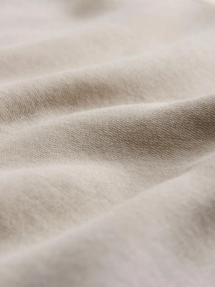 Čokoládově Hnědá/šedohnědá/Krémová - The Set 3 Balení Relaxed Kulatý výstřih u krku Mikina