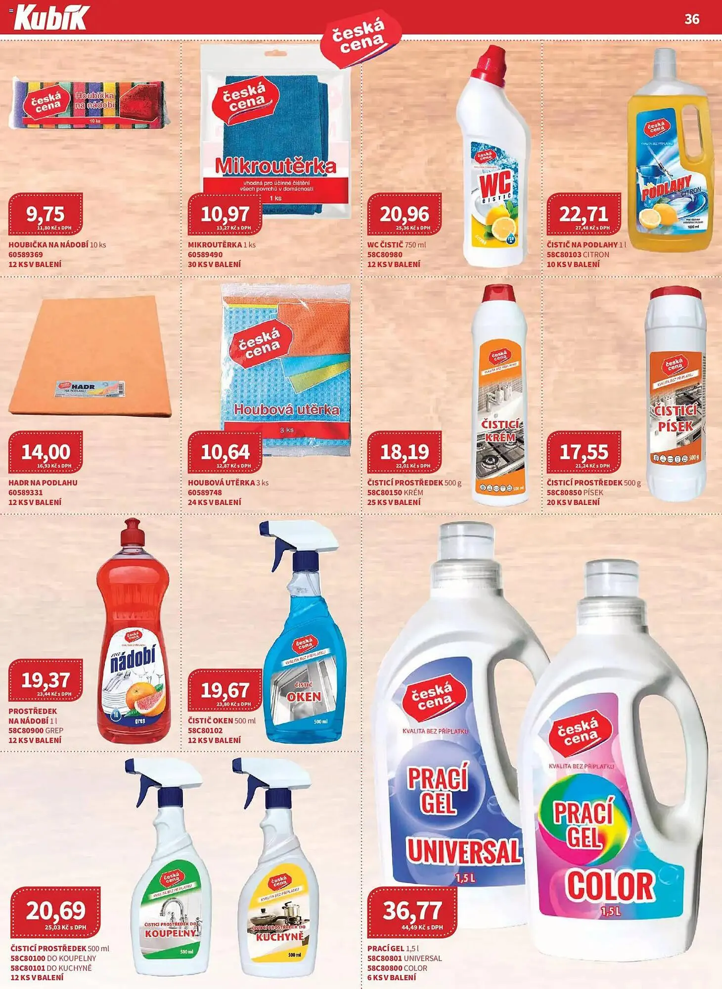 Kubík potraviny leták - 1. prosince 31. prosince 2025 - Page 36
