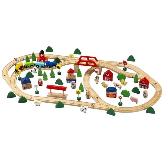 BABU vláčky - Vláčkodráha 100 dílů