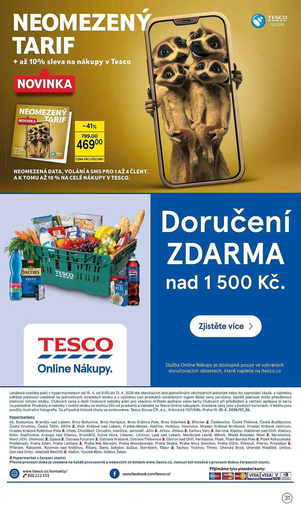 Tesco leták - 15. dubna 21. dubna 2026 - Page 31