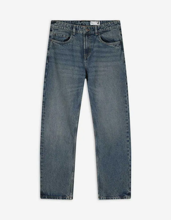 Džíny - Rovný střih Straight Fit - modra