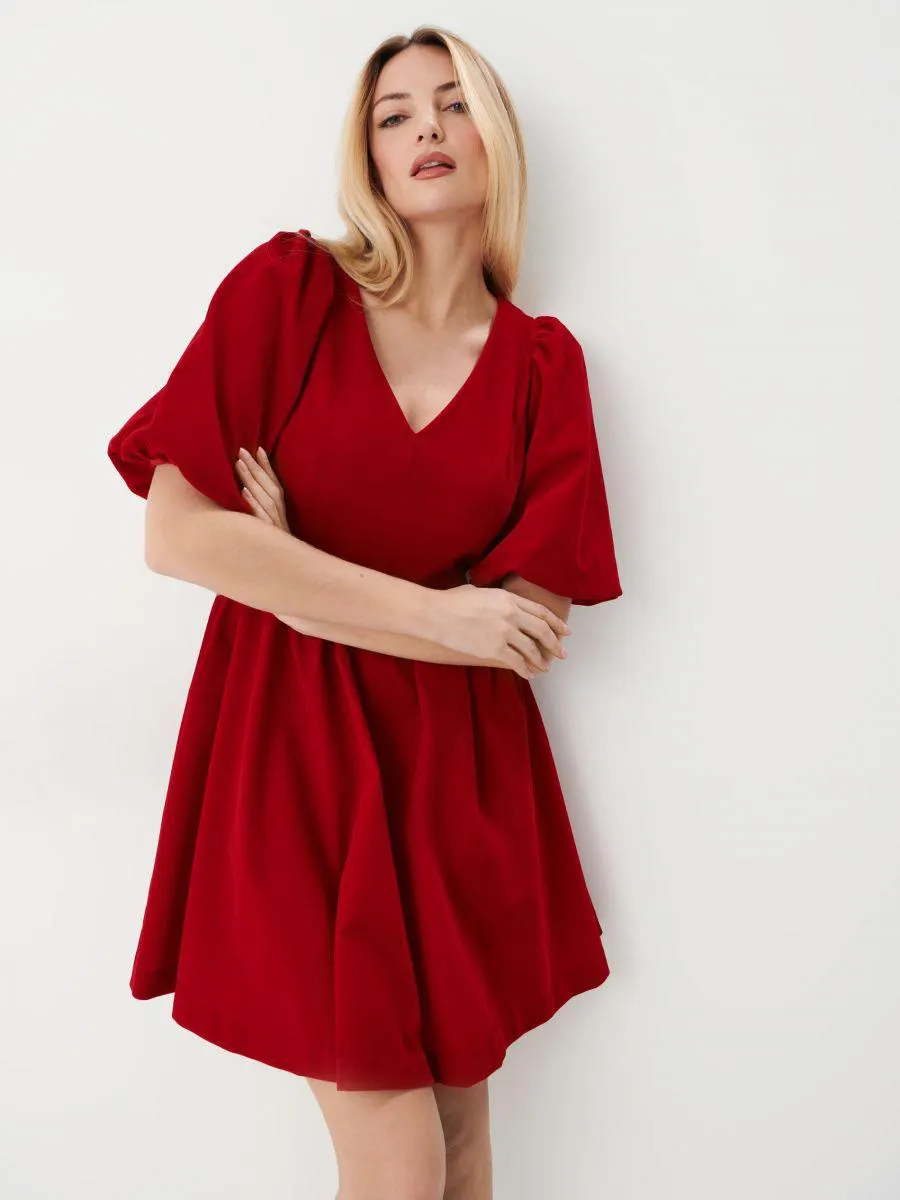 Rochie mini din catifea