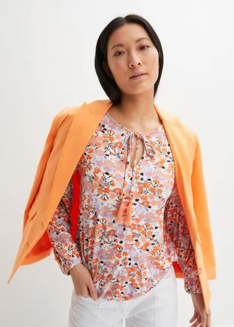 Úpletová halenka se širokými rukávy