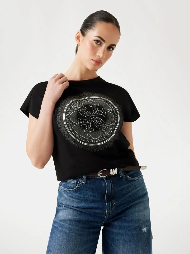 Camiseta con logotipo 4G corte slim