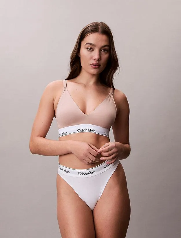 Maternity Lightly Lined Triangle Bralette - Icon Cotton Modal