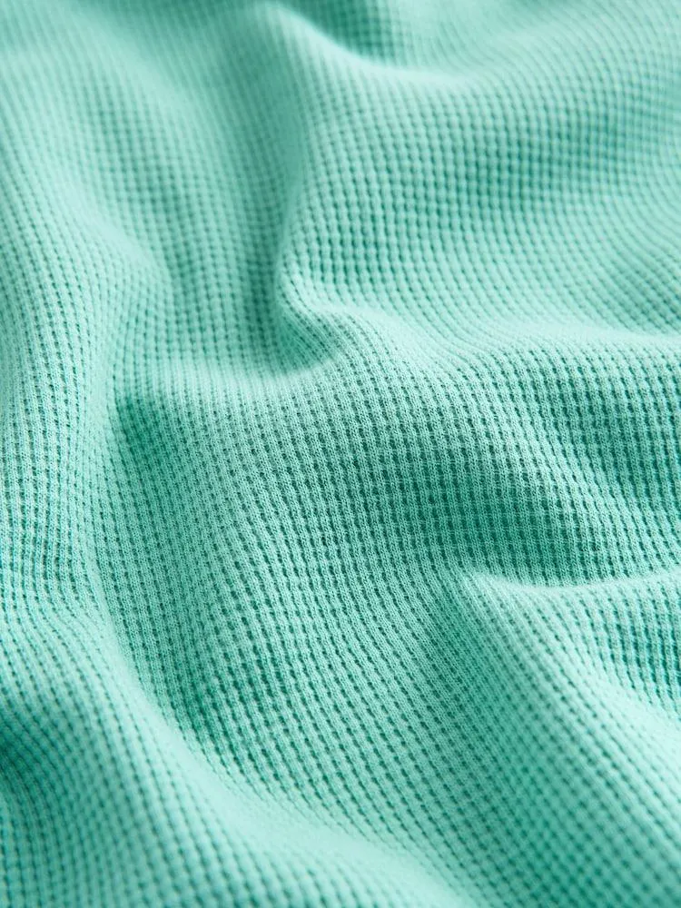 Zelená - Souprava texturovaného trička s krátkými rukávy a šortek (3-16let)