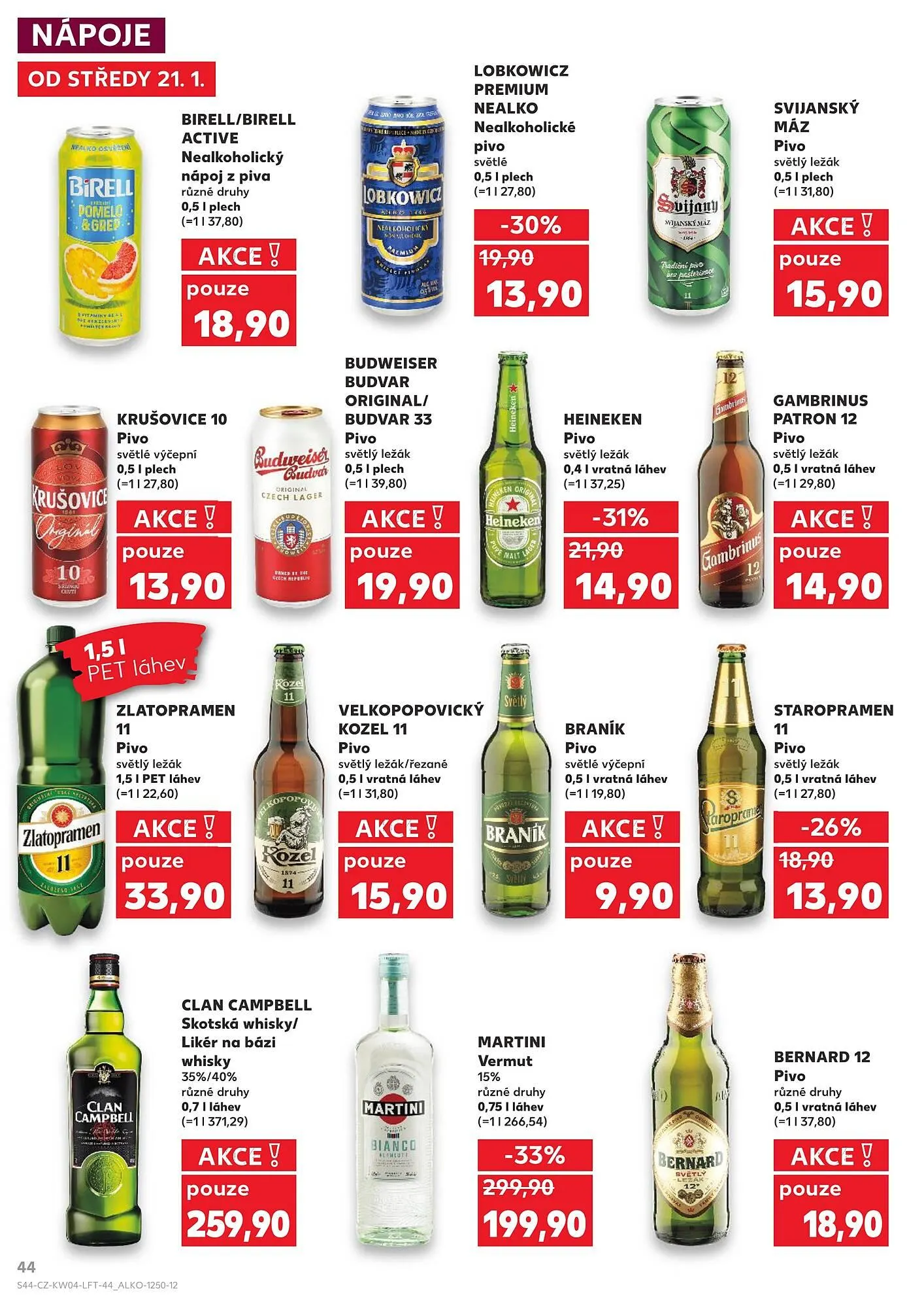 Kaufland leták - 21. ledna 27. ledna 2026 - Page 44