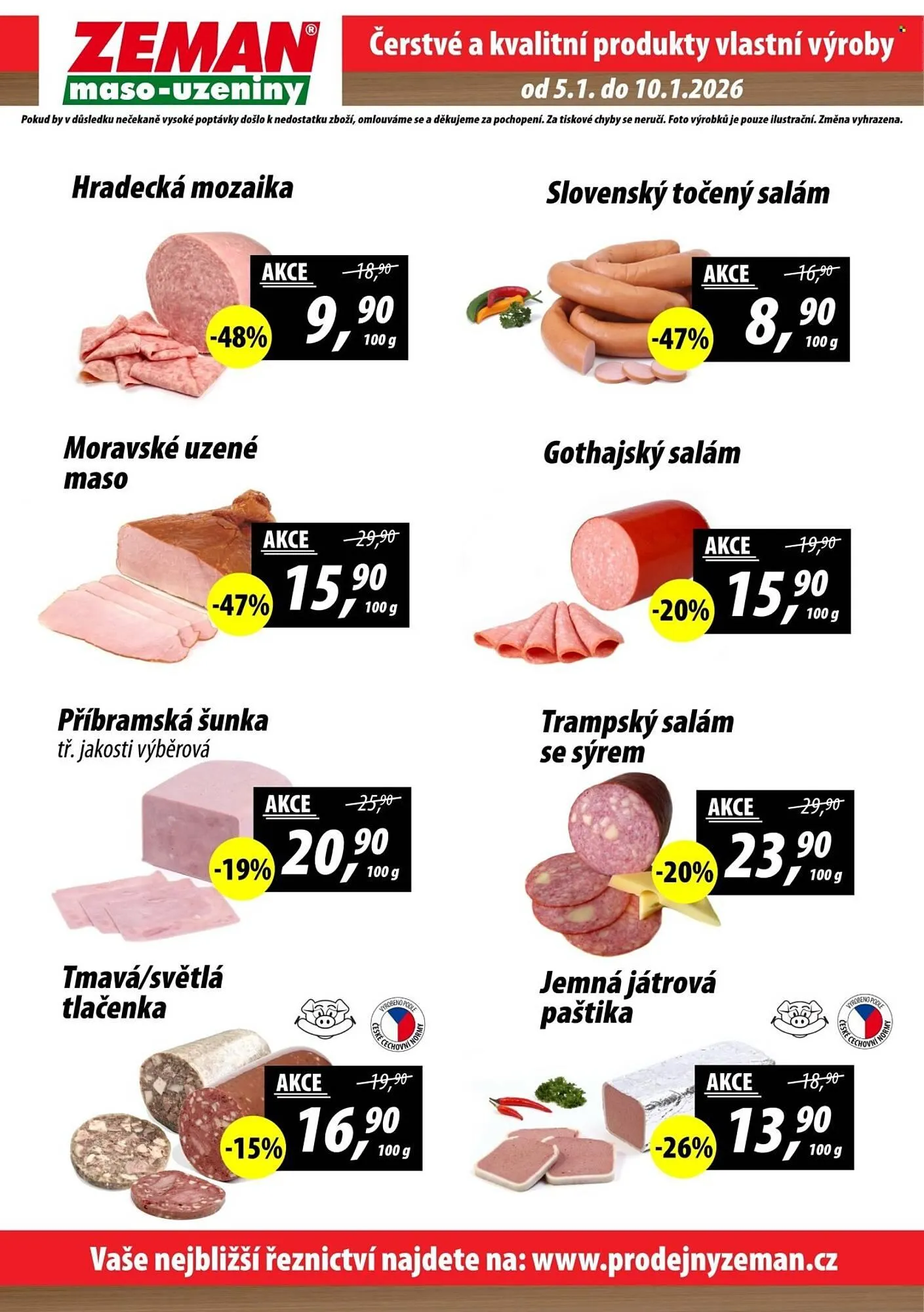 ZEMAN leták - 5. ledna 10. ledna 2026 - Page 2