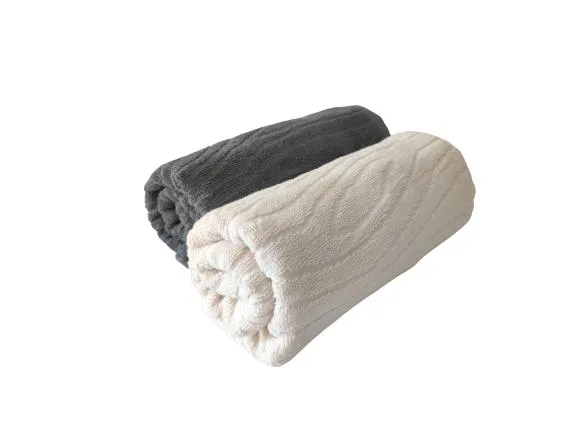 Dárkový set 2 ks ručníků 50x90 cm Fino šedý