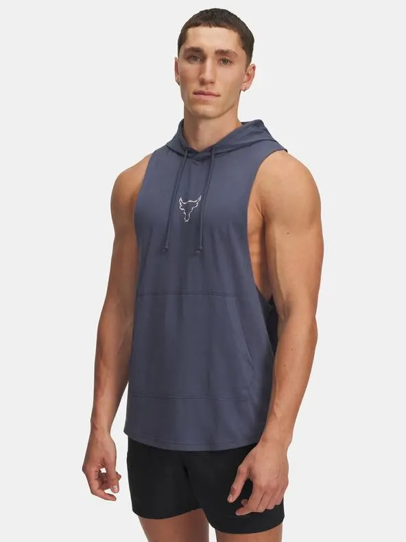 Pánská mikina Under Armour Pjt Rck Q3PO SL Hoodie-GRY