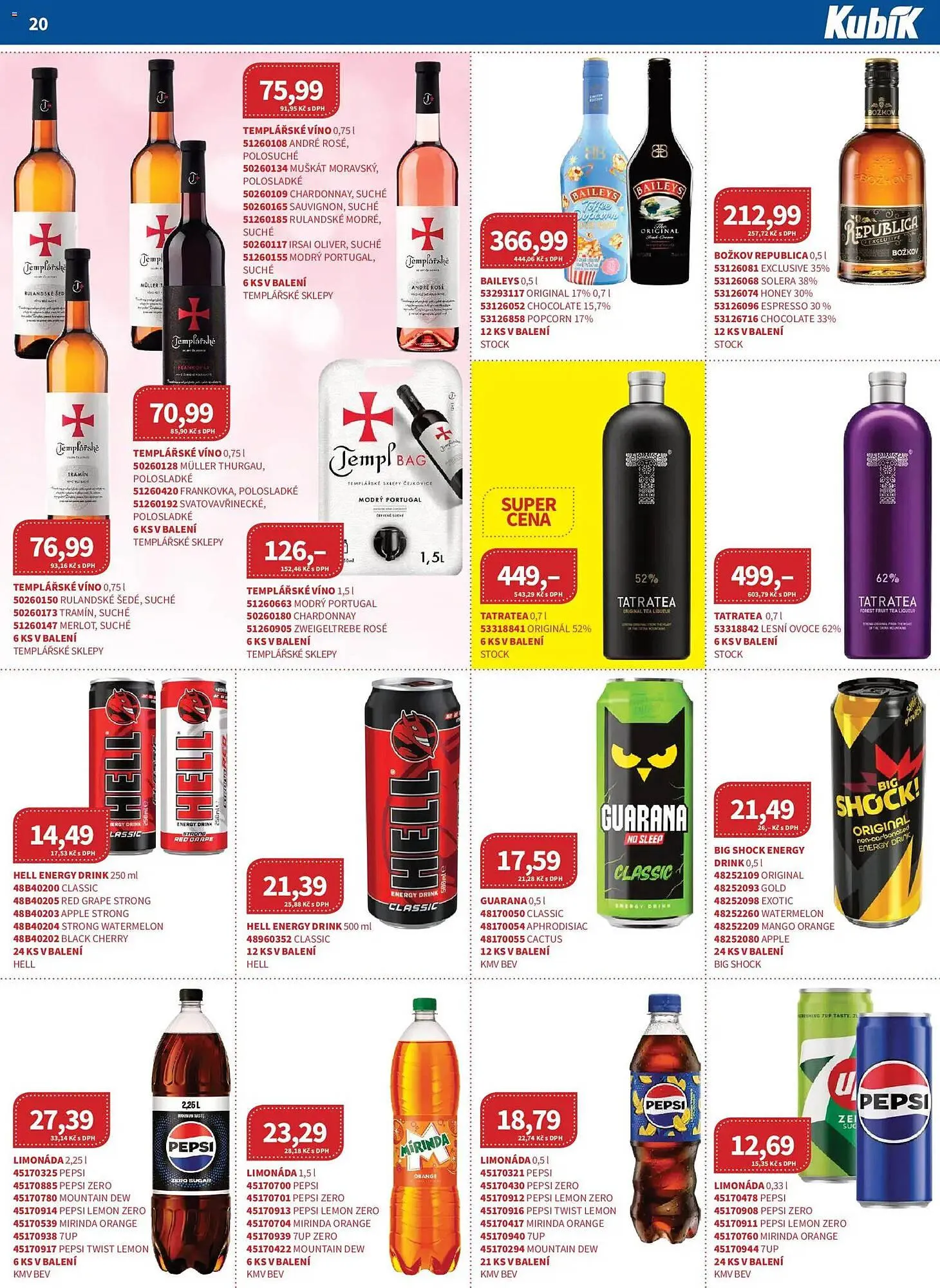 Kubík potraviny leták - 1. února 28. února 2026 - Page 20