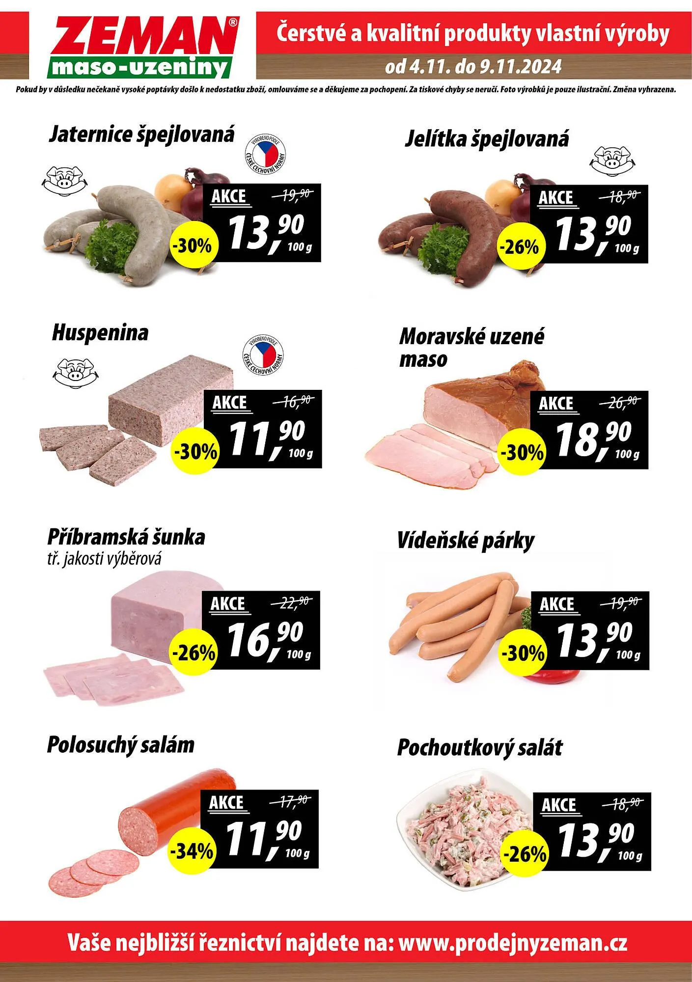ZEMAN leták - 4. listopadu 9. listopadu 2024 - Page 2