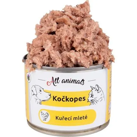 ALL ANIMALS Kočkopes Kuřecí mleté 200 g