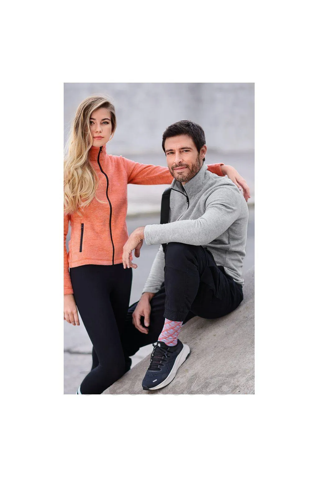 Pánská sportovní bunda - micro fleece - Shift