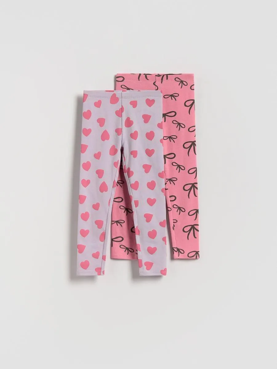 Sada 2 legín s vysokým podílem bavlny