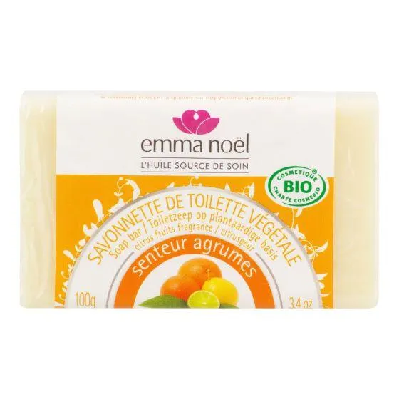 Mýdlo rostlinné citrus 100 g BIO EMMA NOËL