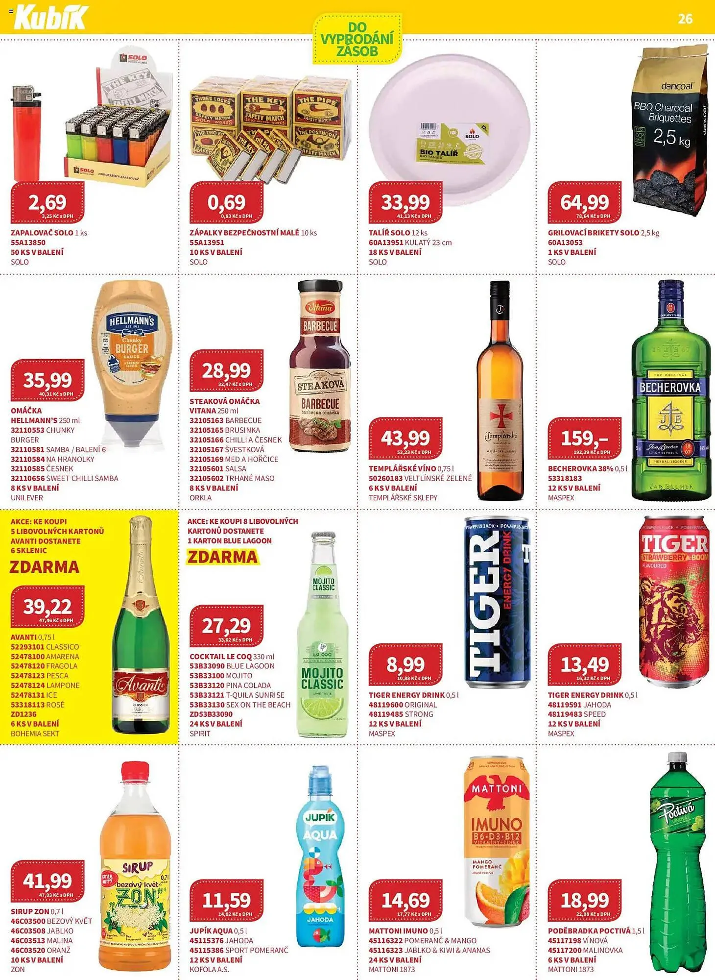 Kubík potraviny leták - 1. dubna 30. dubna 2026 - Page 26