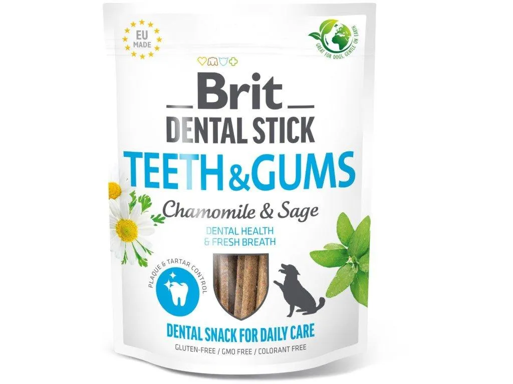 Brit Dog Dental Stick Teeth & Gums with Chamomile & Sage 251 g