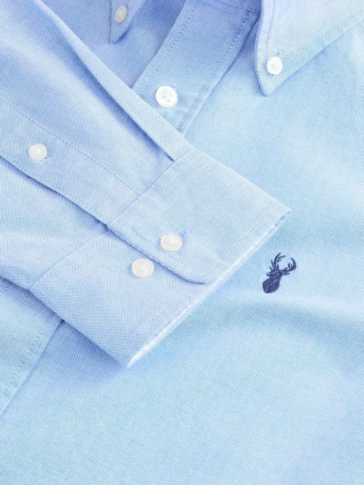 světle modrá - Slim Fit - Košile Oxford s dlouhými rukávy