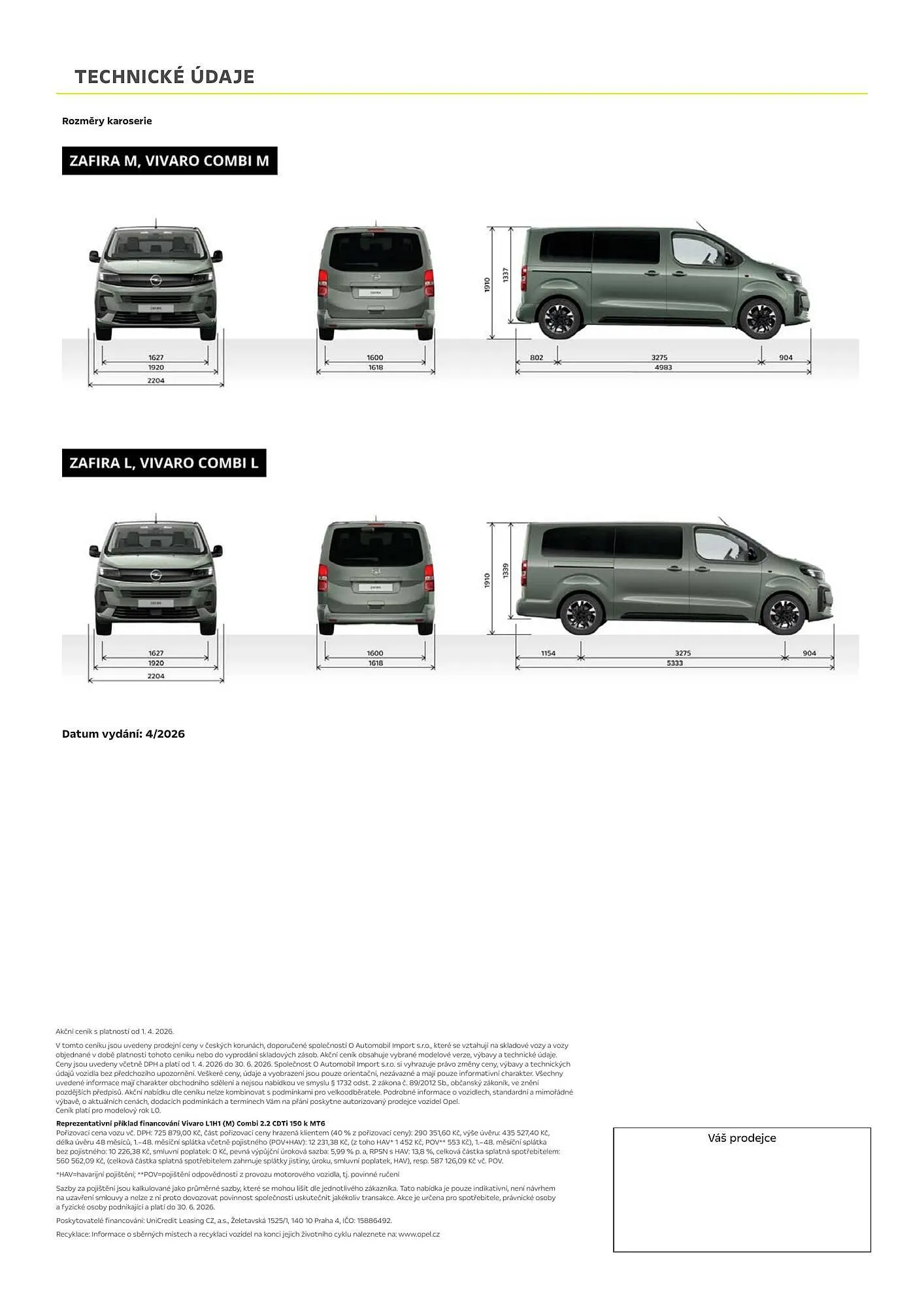 Opel leták - 1. dubna 31. srpna 2026 - Page 6