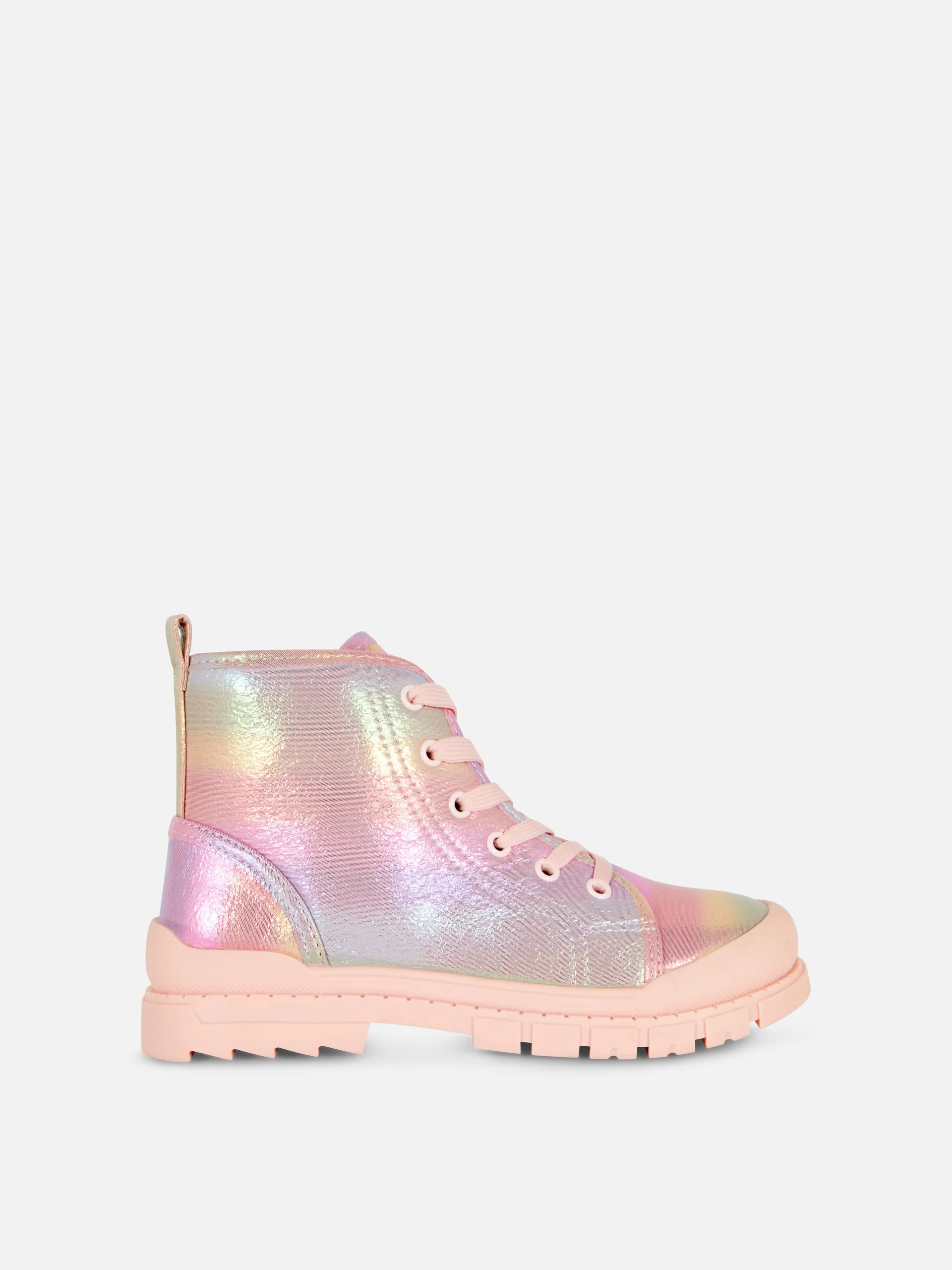Třpytivé kotníkové boty s barevnými přechody