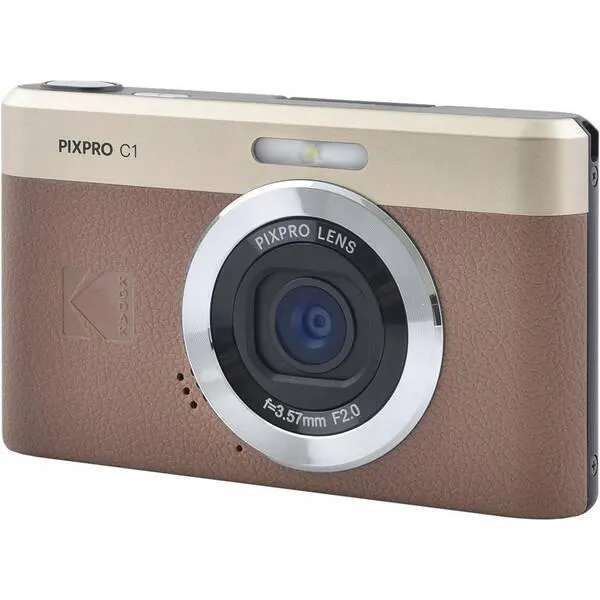 Digitální fotoaparát Kodak PIXPRO C1 hnědý
