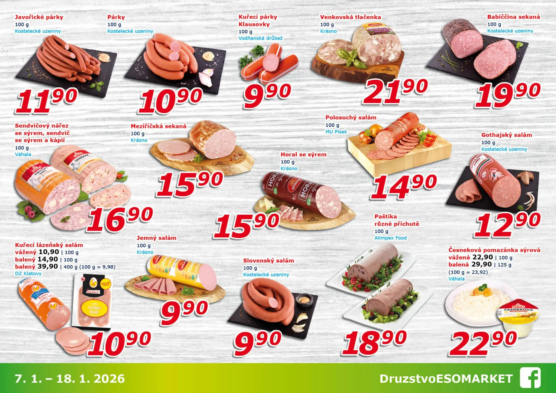 ESO MARKET leták - 7. ledna 18. ledna 2026 - Page 3