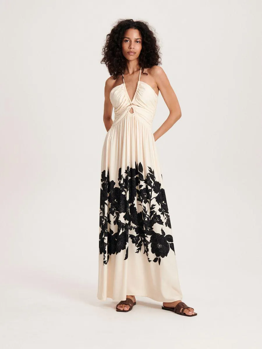 Šaty s květinovým potiskem