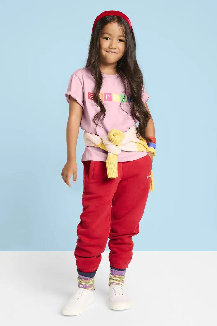 Pantalon de jogging en coton mélangé orné du logo