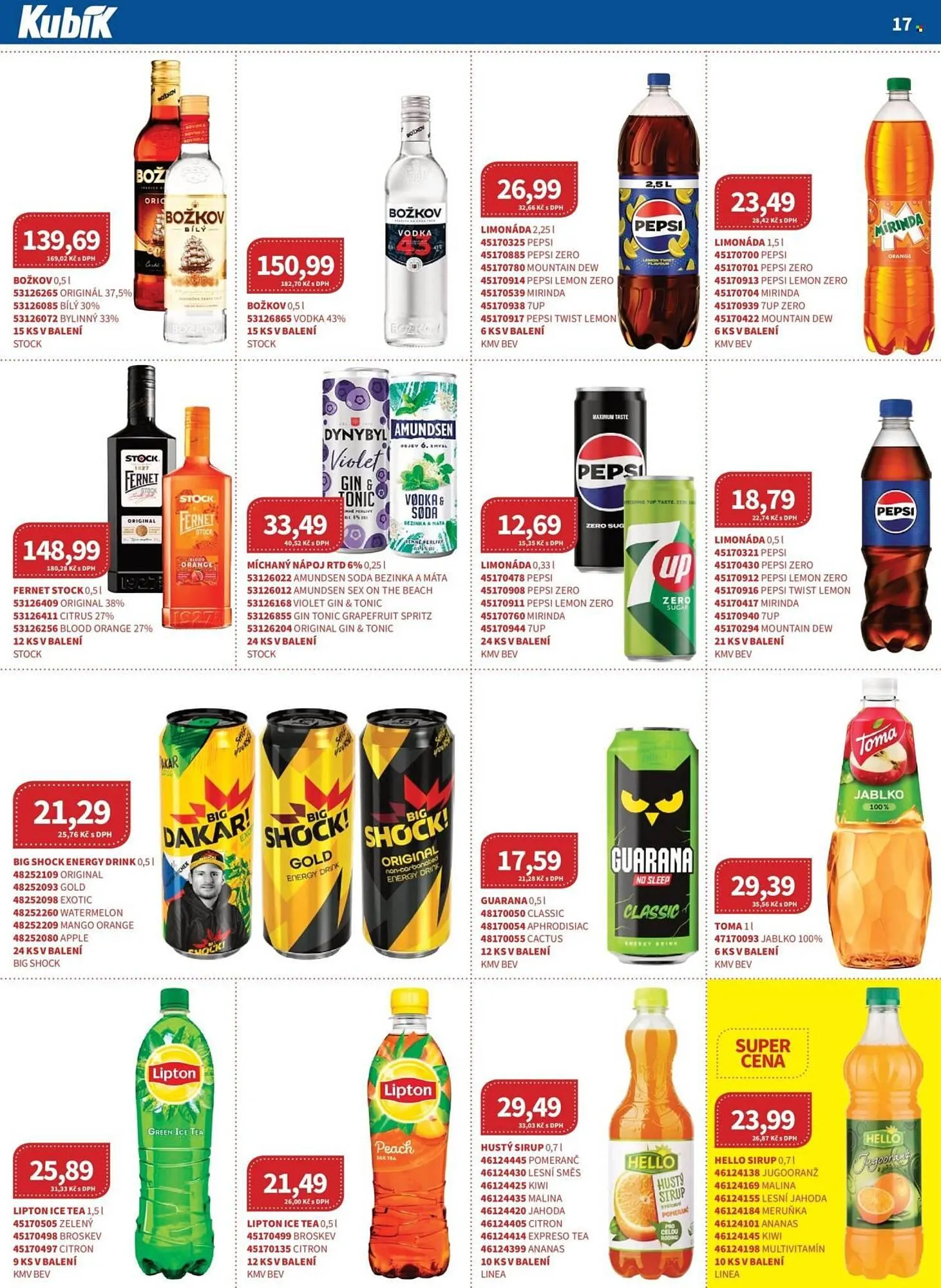 Kubík potraviny leták - 1. ledna 31. ledna 2026 - Page 17