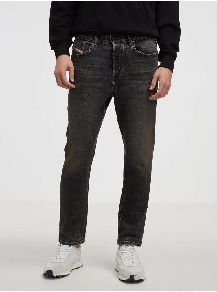 Černé pánské skinny fit džíny Diesel