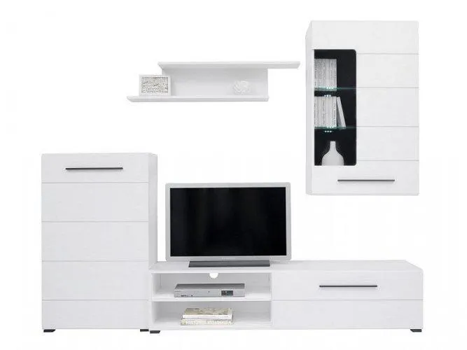 LENA obývací stěna, bílá Alba