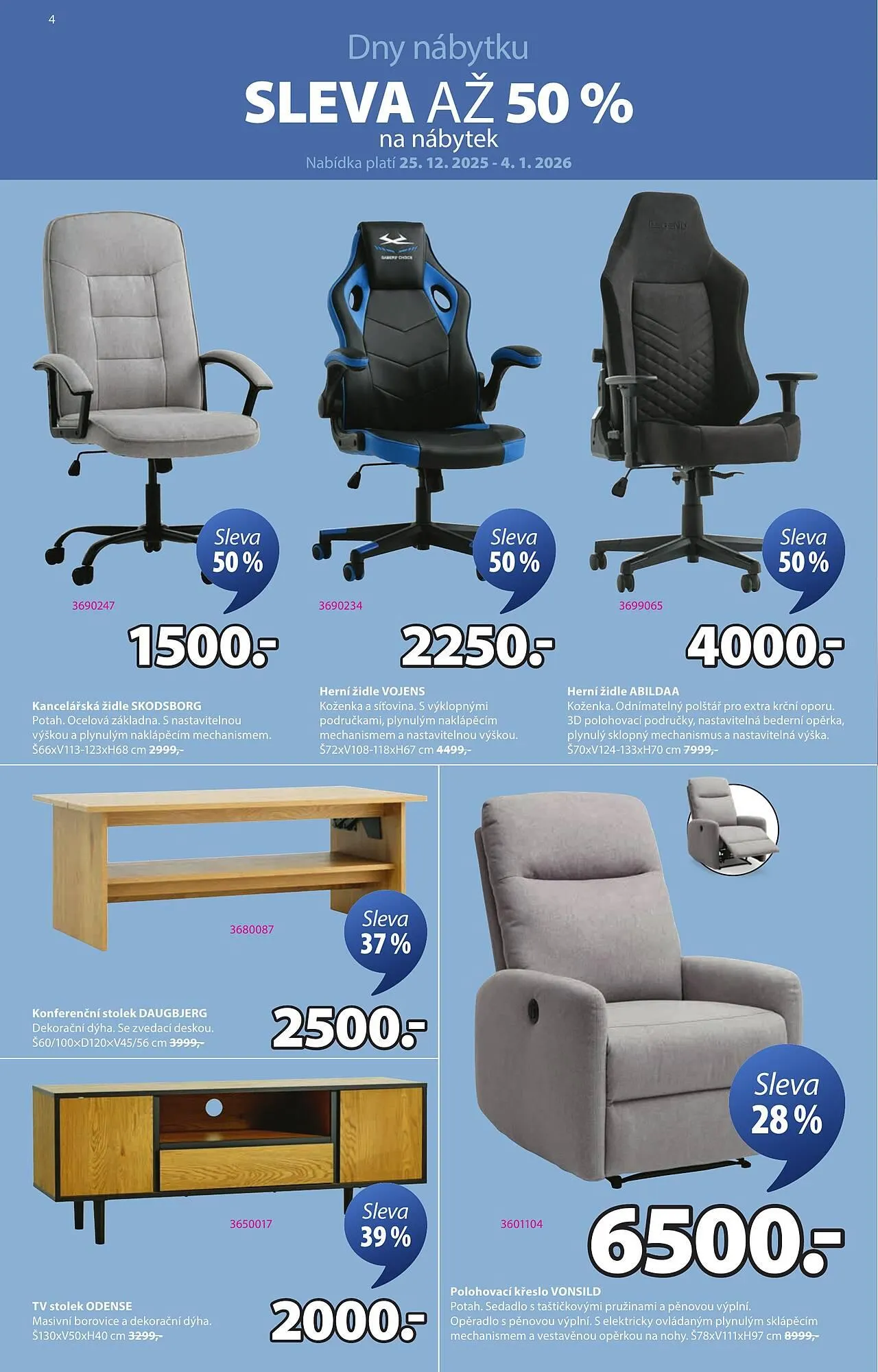 JYSK leták - 31. prosince 3. února 2026 - Page 4