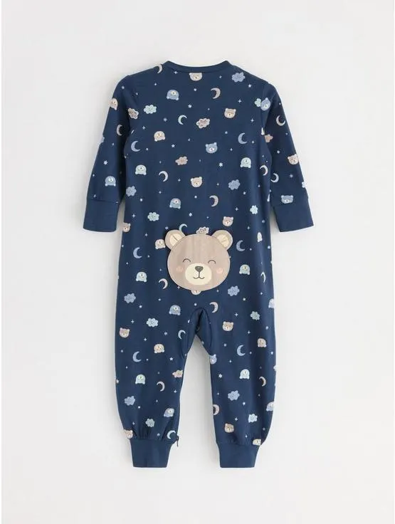 Pyžamo s celoplošným vzorem