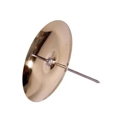 Bodec na svíčku, kovový zlatý 1 ks, 50 mm