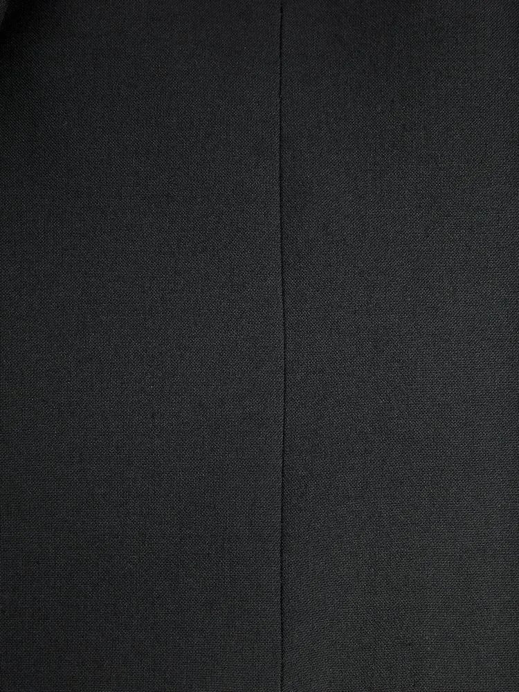 Černý - Klasicky padnoucí - Oblekové sako se dvěma knoflíky