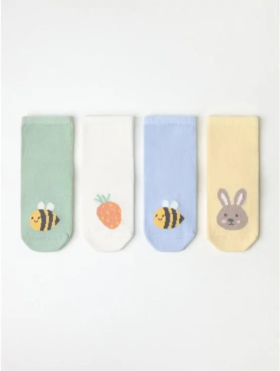 Balení 4 kusů ponožek