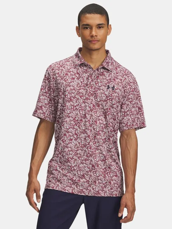 Pánské tričko Under Armour UA Playoff 3.0 Printed Polo-PNK