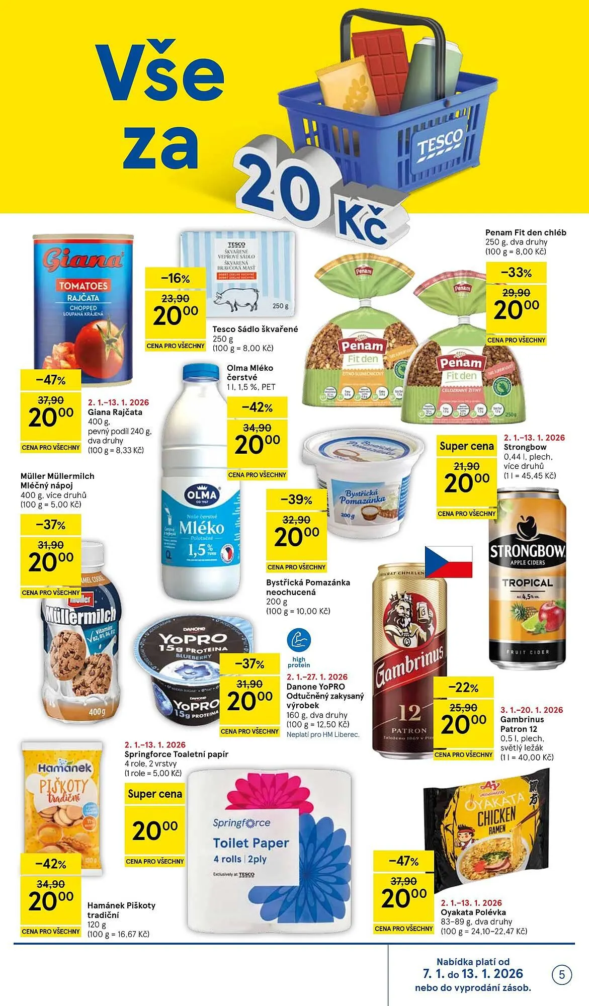 Tesco leták - 7. ledna 13. ledna 2026 - Page 5