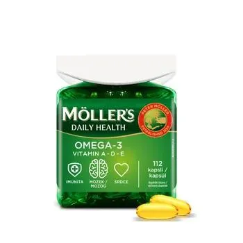 Mollers Omega-3 Daily Health 112 kapslí